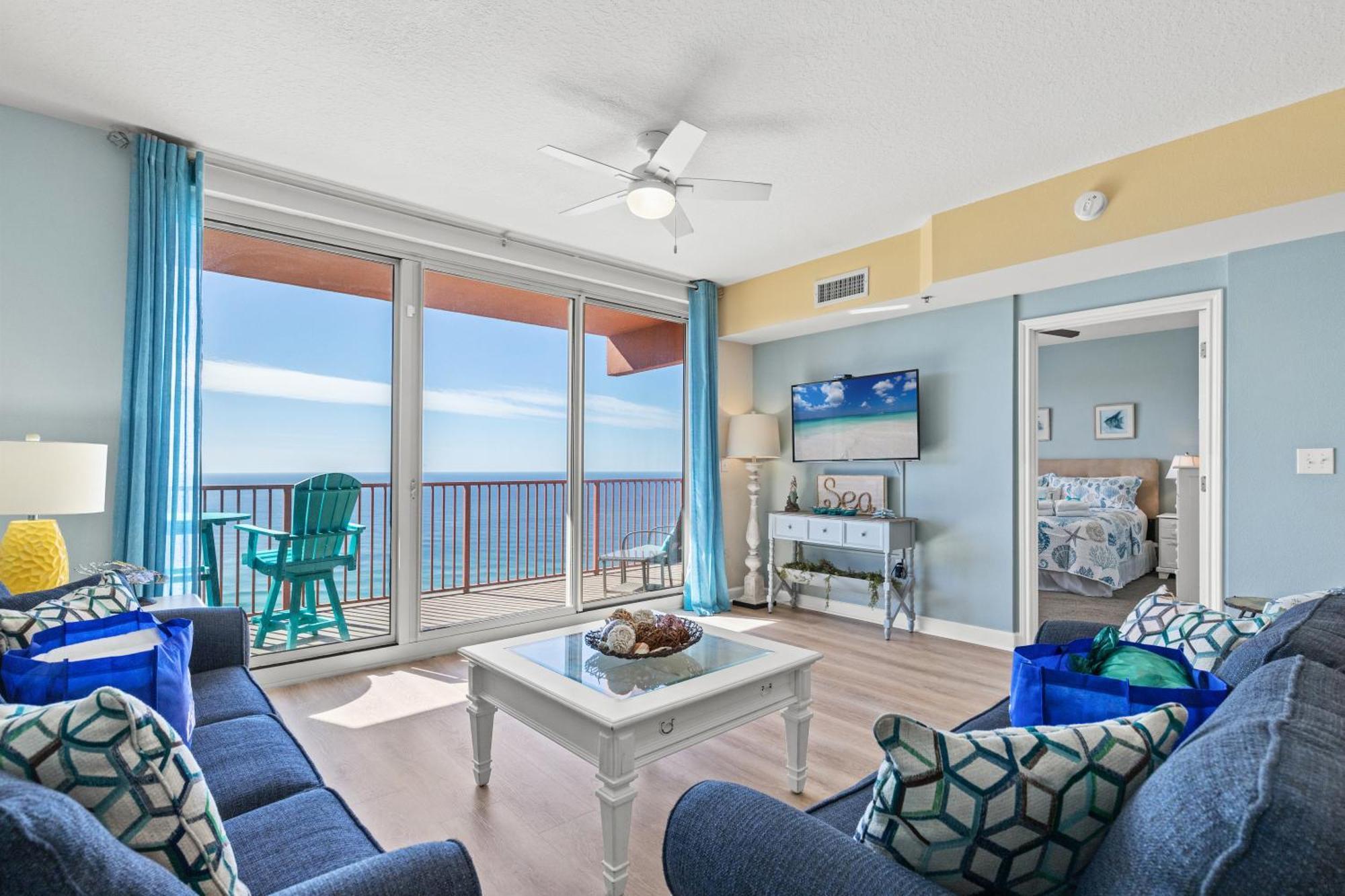 Penthouse With Beautiful Beach Views! 1 Bedroom, 2 Bathroom Penthouse! Panama City Beach Extérieur photo